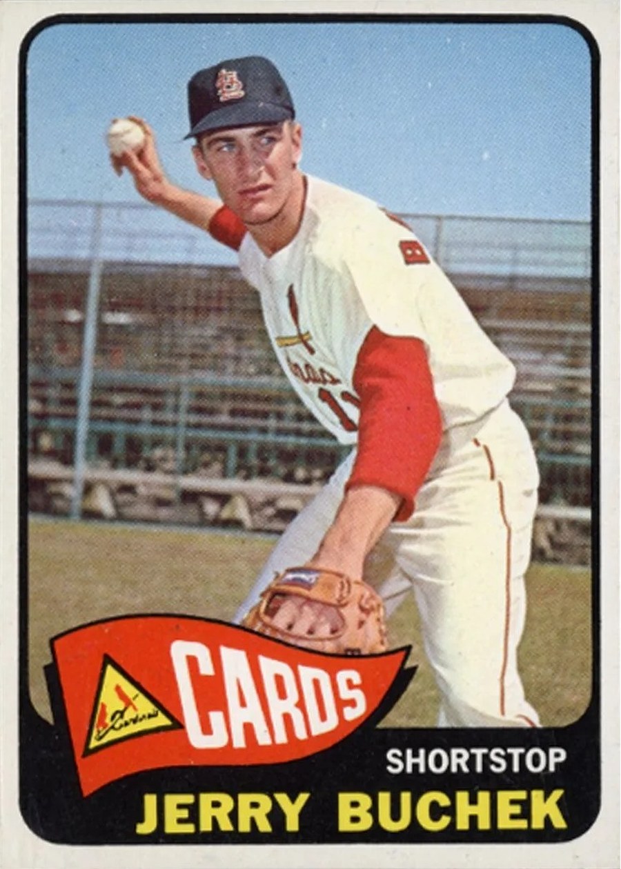 1965 Topps #397 Jerry Buchek, St. Louis Cardinals