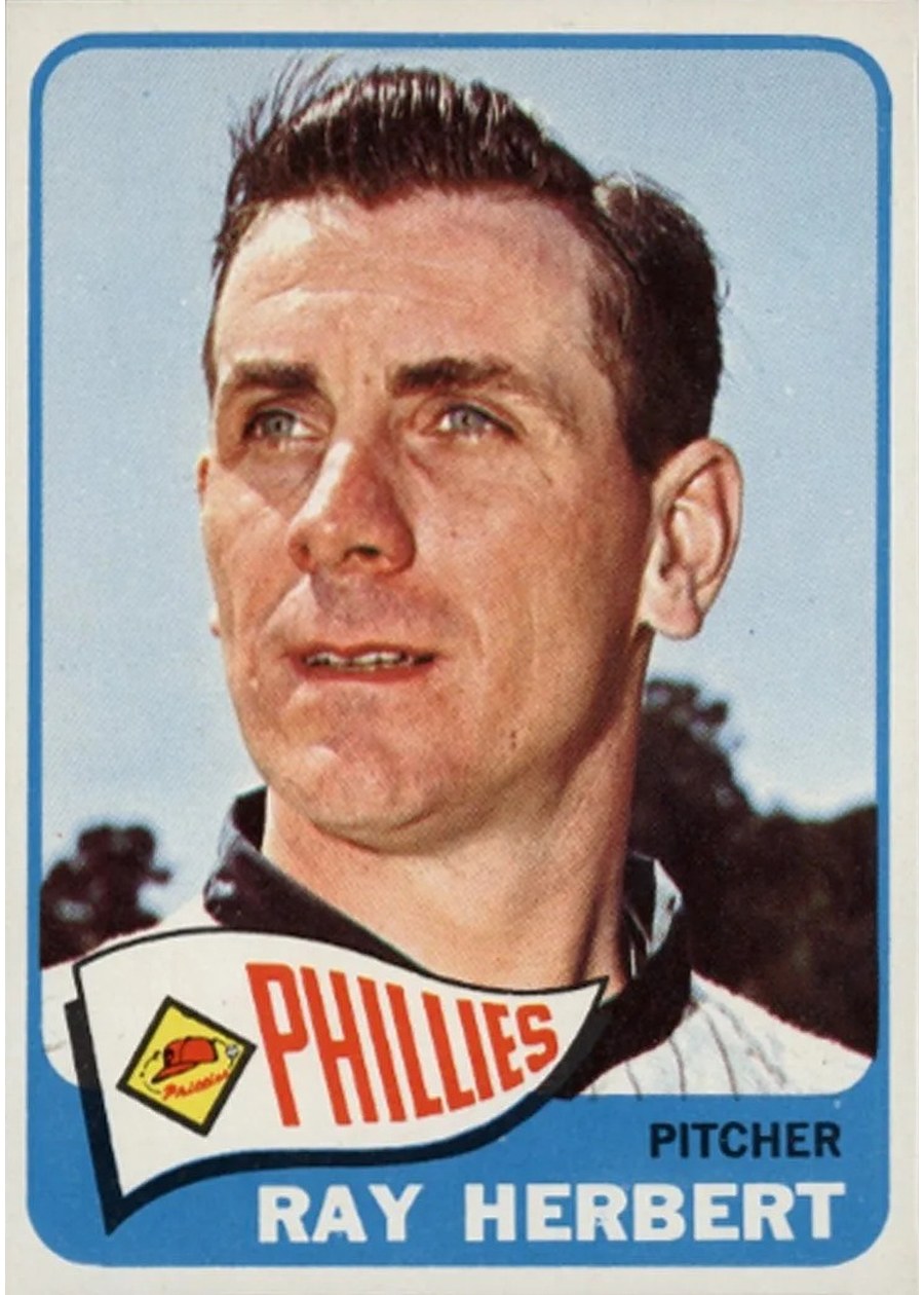 1965 Topps #399 Ray Herbert, Philadelphia Phillies