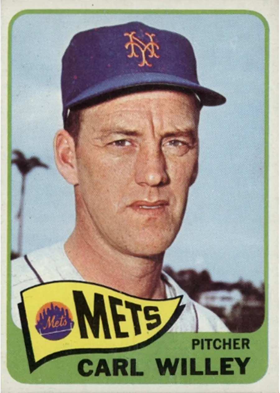 1965 Topps #401 Carl Willey, New York Mets