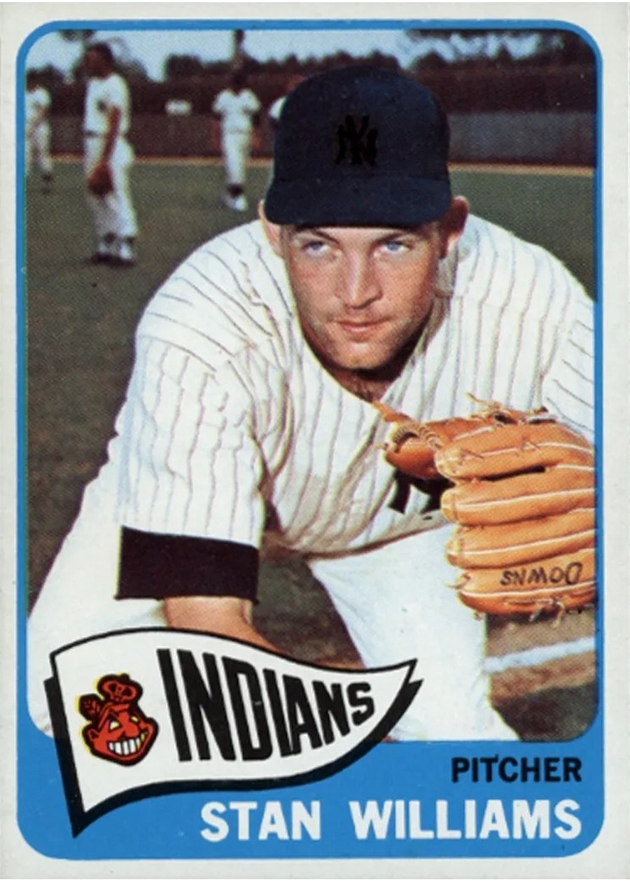 1965 Topps #404 Stan Williams, Cleveland Indians