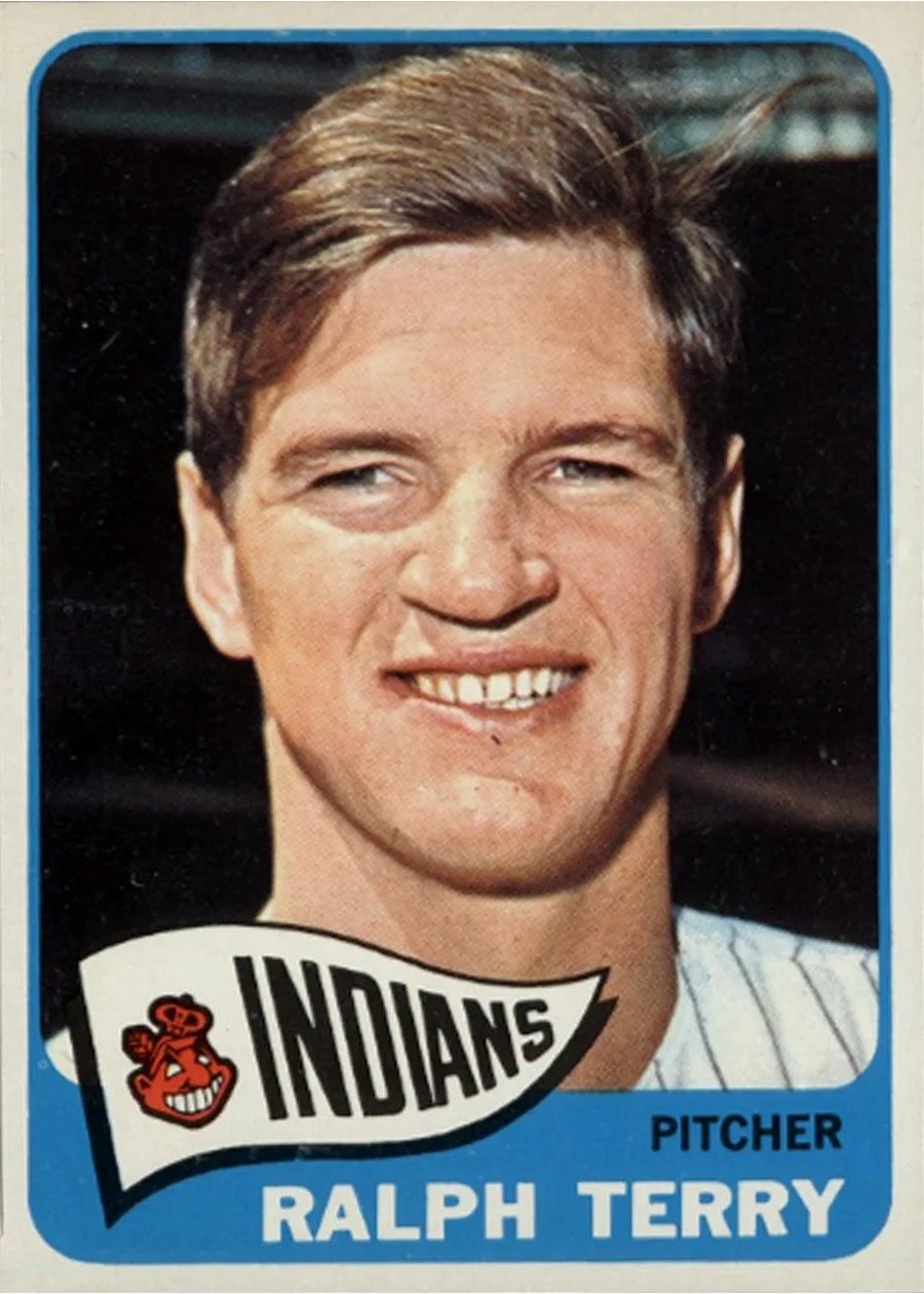 1965 Topps #406 Ralph Terry, Cleveland Indians