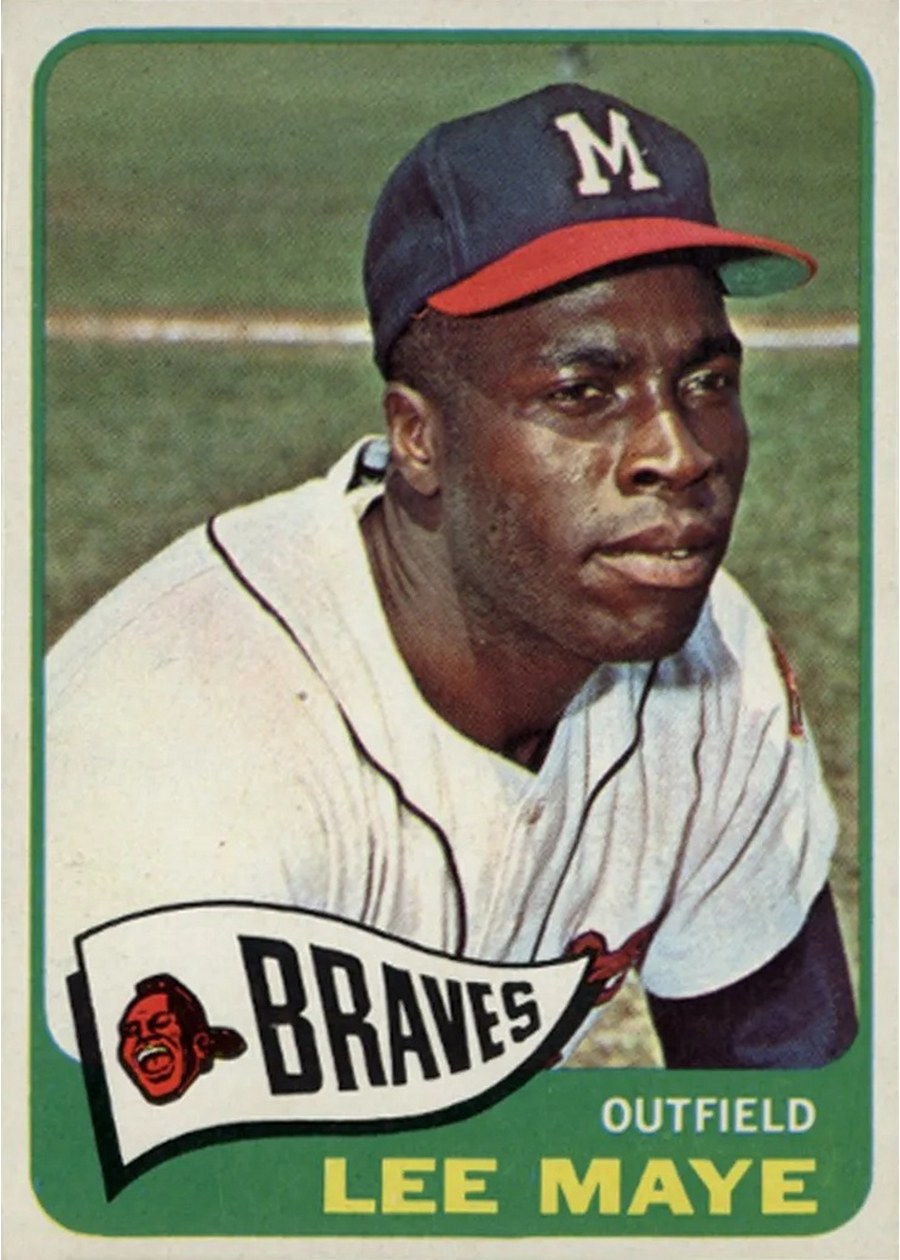 1965 Topps #407 Lee Maye, Milwaukee Braves