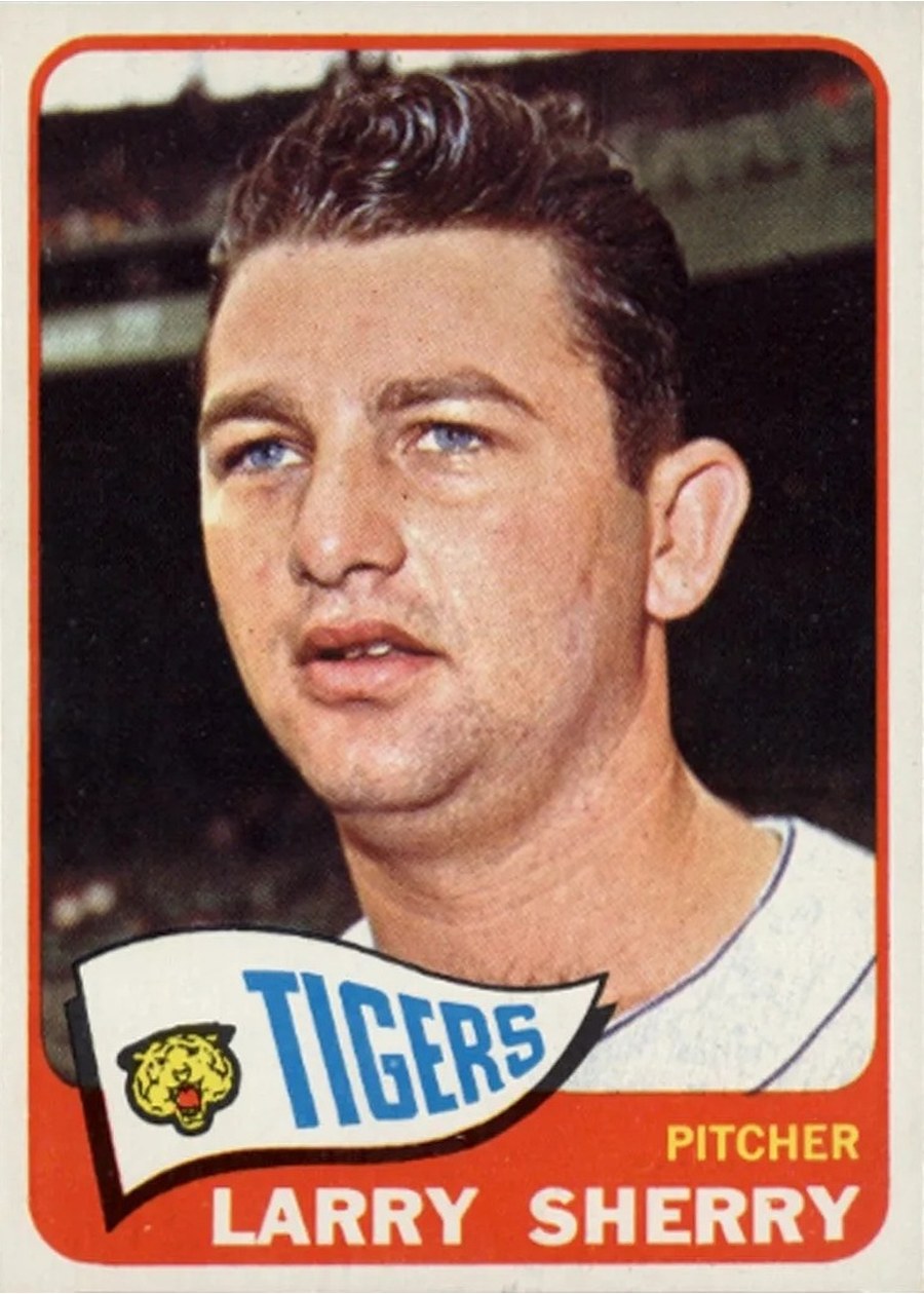 1965 Topps #408 Larry Sherry, Detroit Tigers