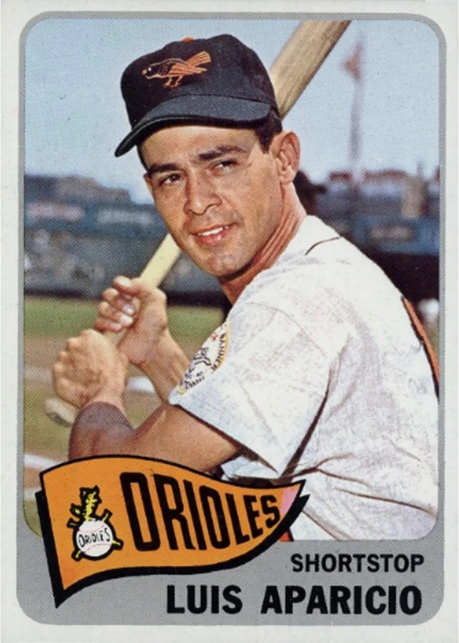 1965 Topps #410 Luis Aparicio, Baltimore Orioles