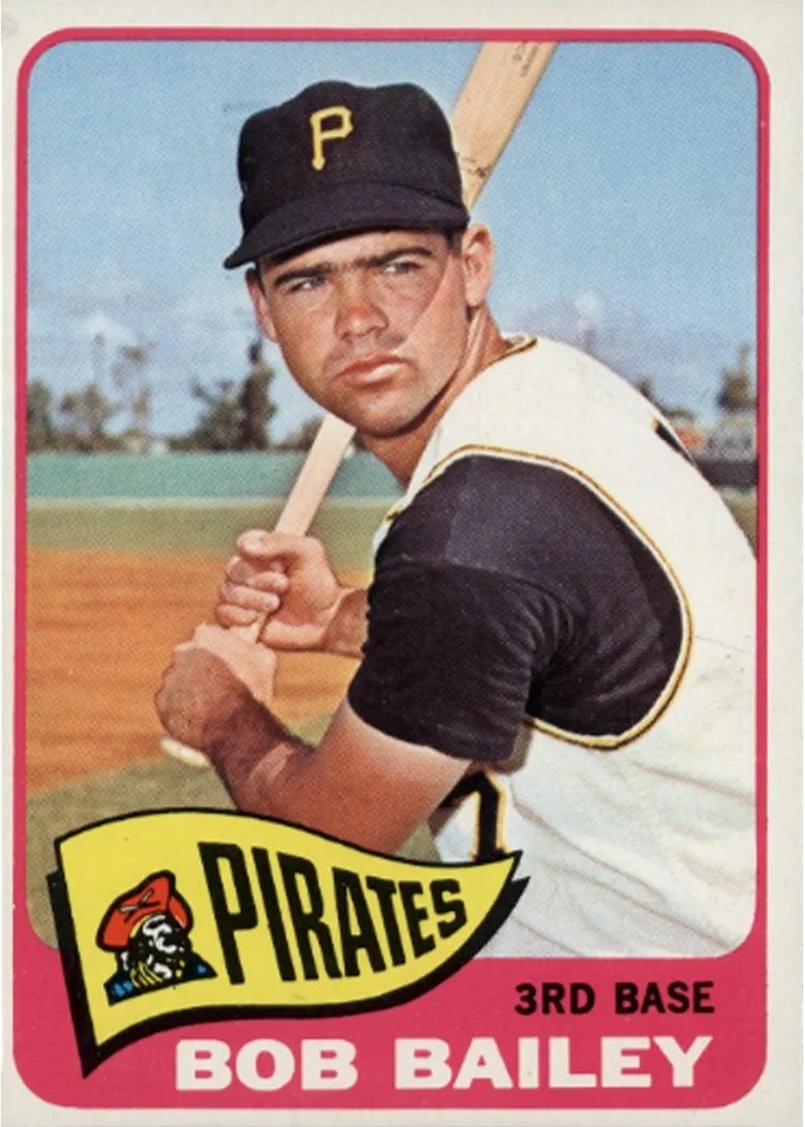 1965 Topps #412 Bob Bailey, Pittsburgh Pirates
