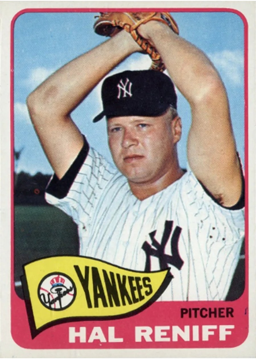 1965 Topps #413 Hal Reniff, New York Yankees