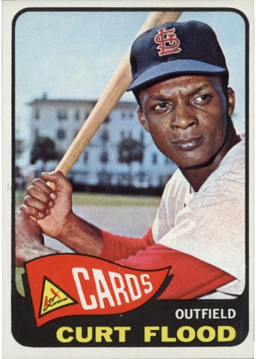 1965 Topps #415 Curt Flood, St. Louis Cardinals