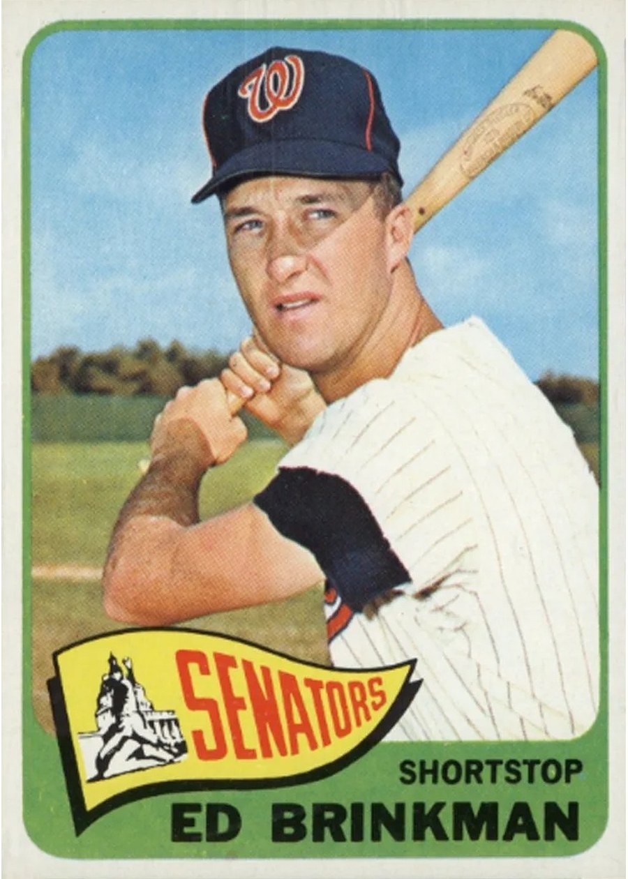 1965 Topps #417 Ed Brinkman, Washington Senators