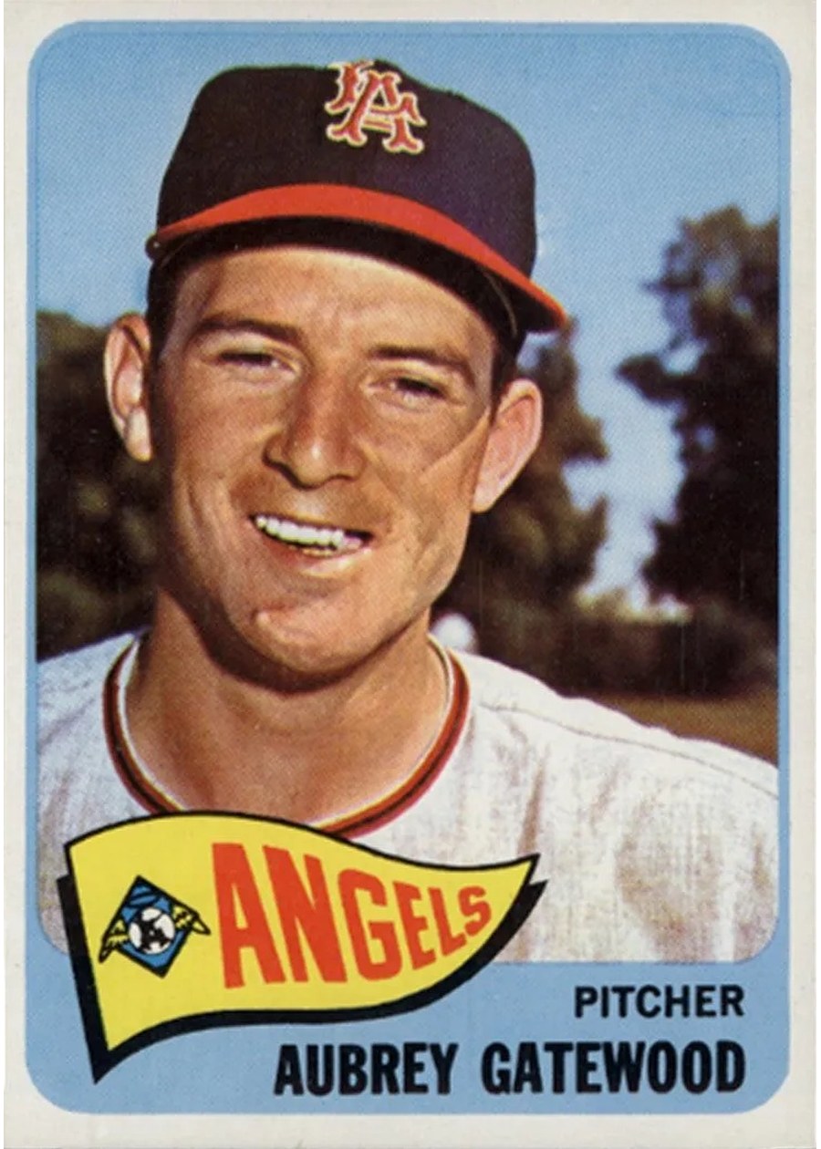 1965 Topps #422 Aubrey Gatewood, Los Angeles Angels