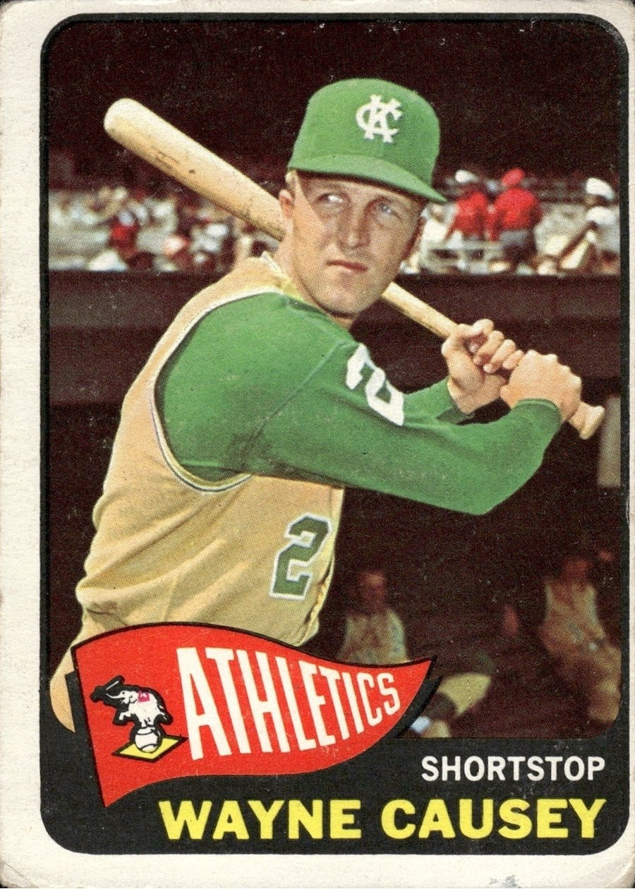 1965 Topps #425 Wayne Causey, Kansas City Athletics