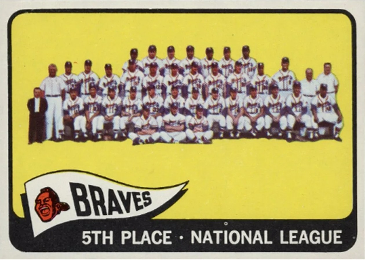 1965 Topps #426 Milwaukee Braves