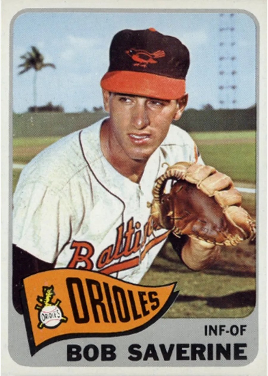 1965 Topps #427 Bob Saverine, Baltimore Orioles
