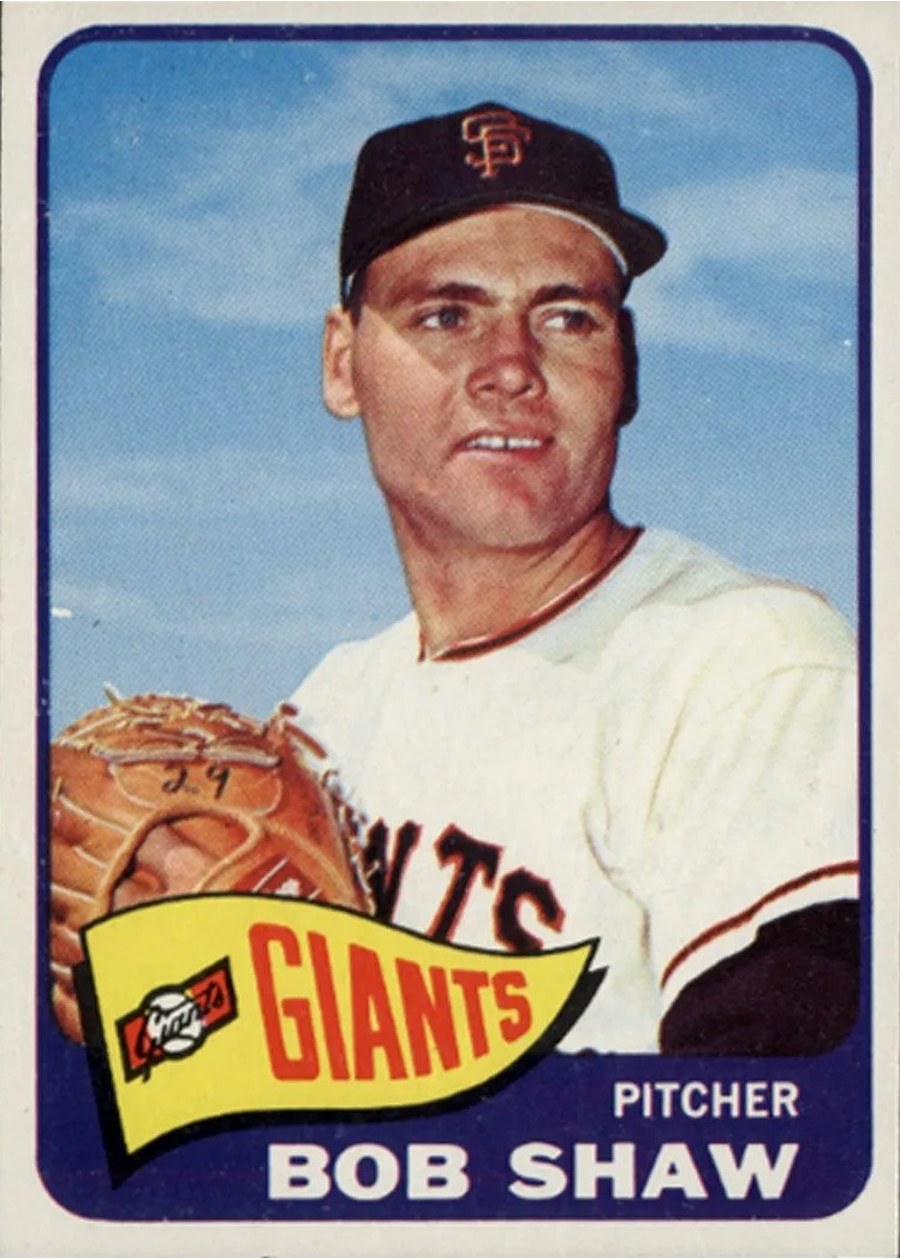 1965 Topps #428 Bob Shaw, San Francisco Giants