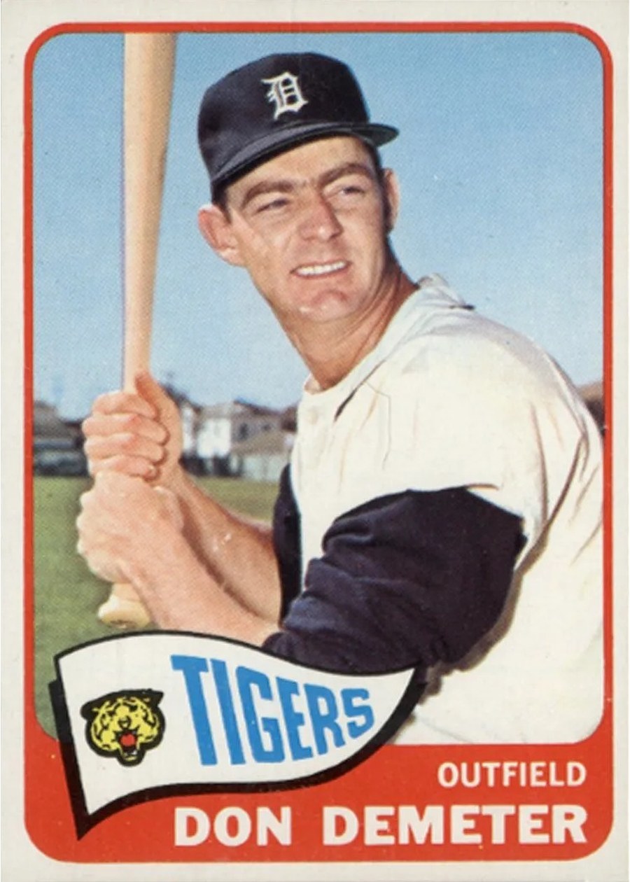 1965 Topps #429 Don Demeter, Detroit Tigers