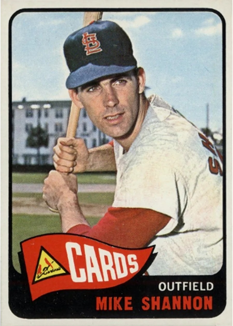 1965 Topps #43 Mike Shannon, St. Louis Cardinals