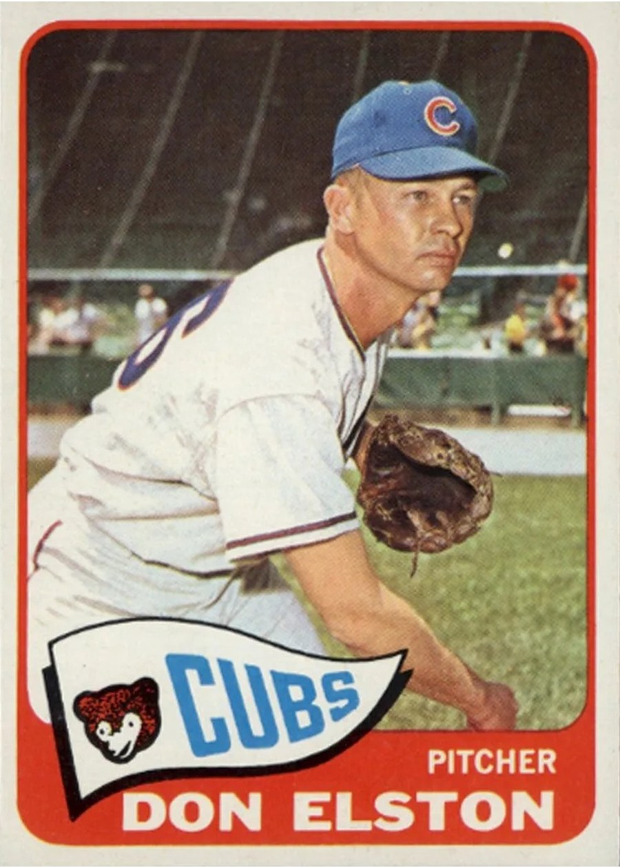 1965 Topps #436 Don Elston, Chicago Cubs