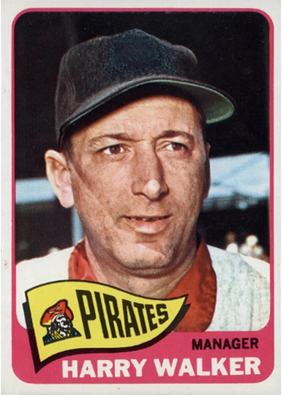 1965 Topps #438 Harry Walker, Pittsburgh Pirates