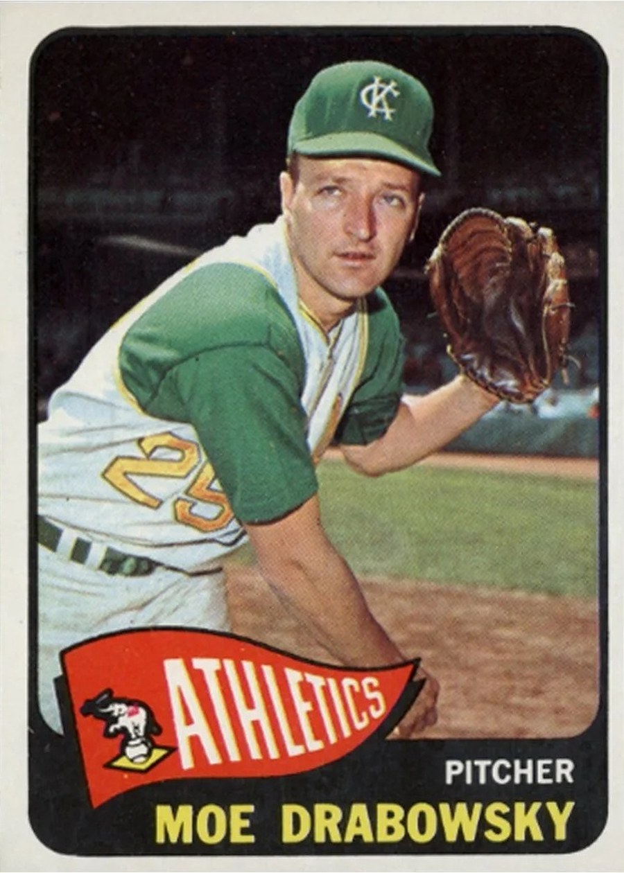 1965 Topps #439 Moe Drabowsky, Kansas City Athletics