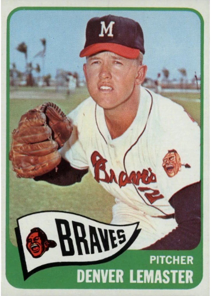 1965 Topps #441 Denver Lemaster, Milwaukee Braves