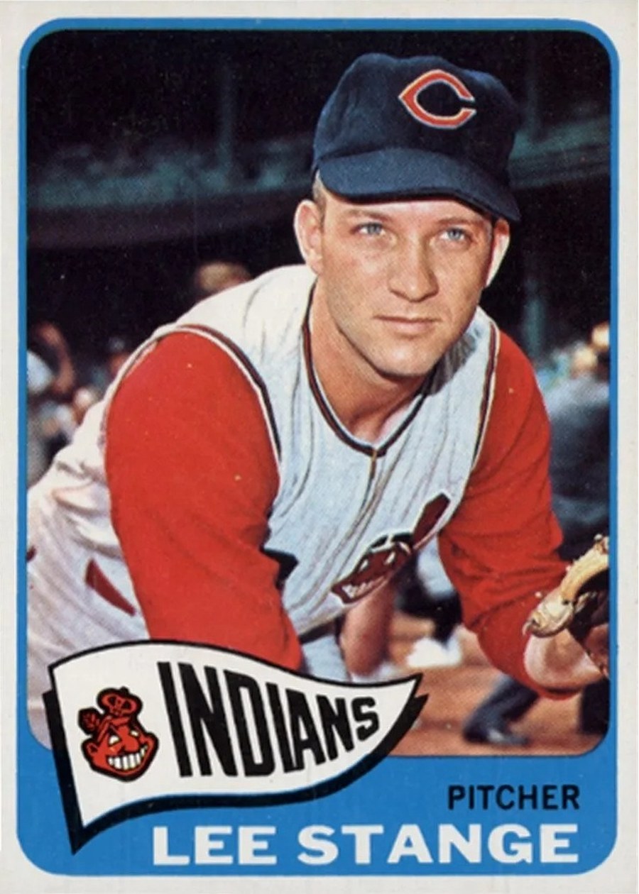 1965 Topps #448 Lee Stange, Cleveland Indians