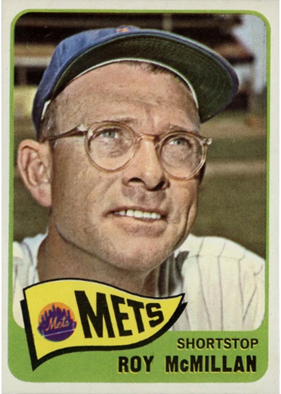 1965 Topps #45 Roy McMillan, New York Mets