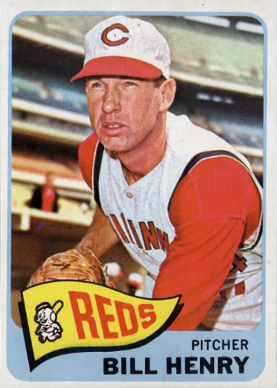 1965 Topps #456 Bill Henry, Cincinnati Reds