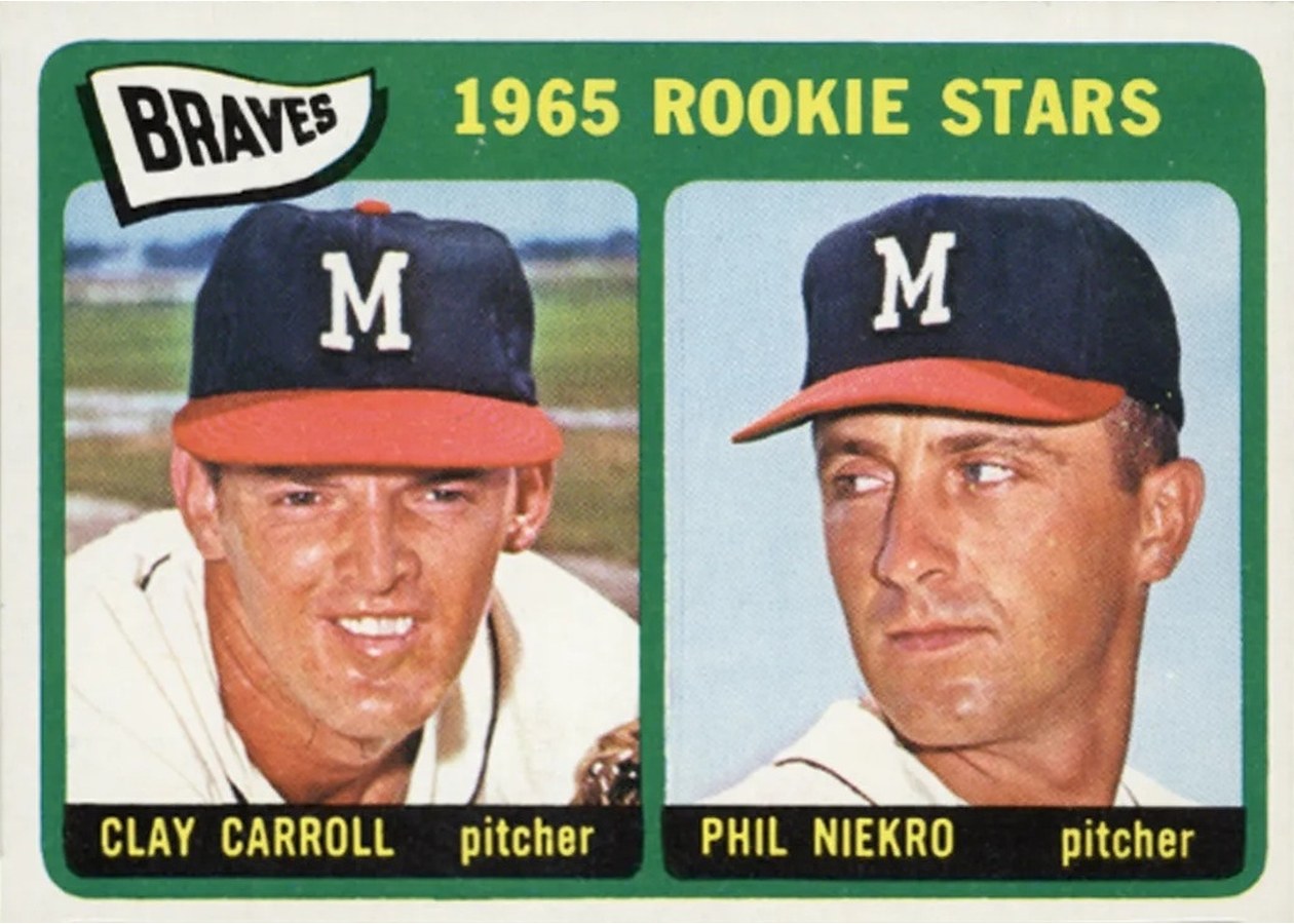 1965 Topps #461 Braves 1965 Rookie Stars, Milwaukee Braves