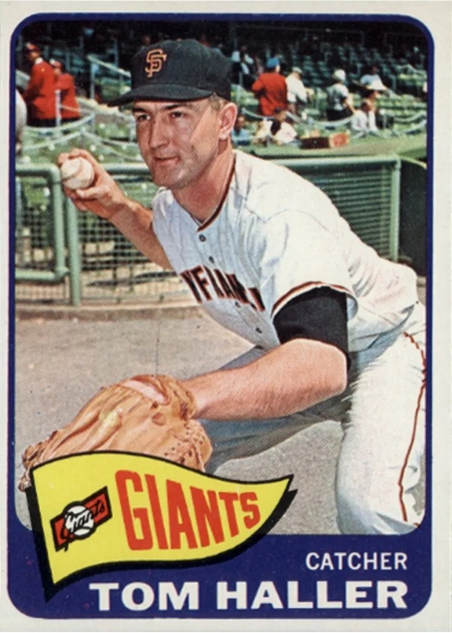 1965 Topps #465 Tom Haller, San Francisco Giants