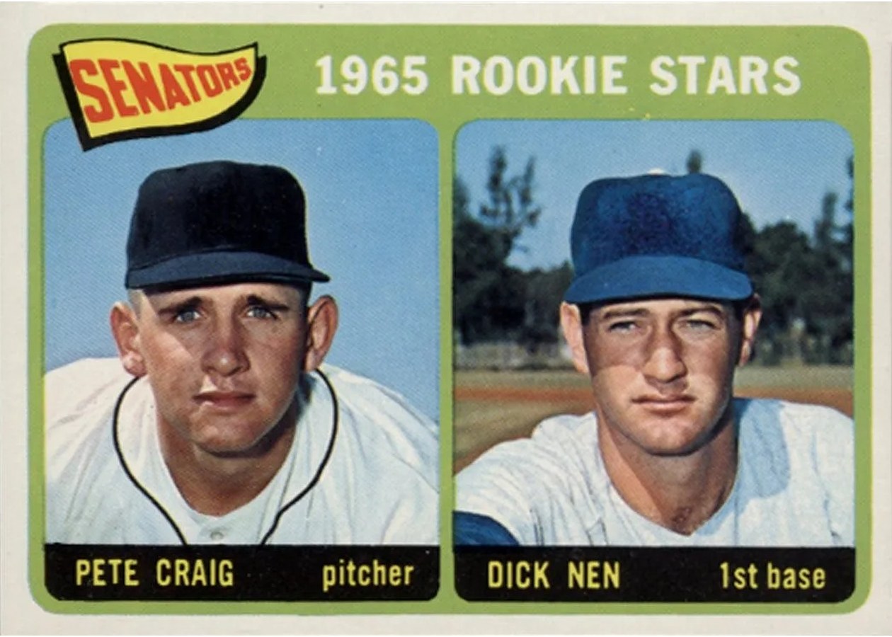 1965 Topps #466 Senators 1965 Rookie Stars, Washington Senators