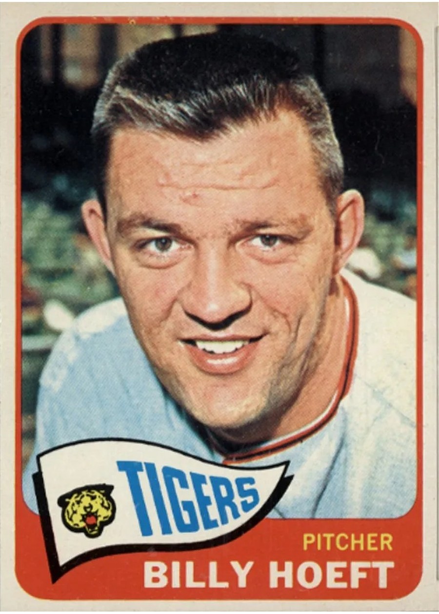 1965 Topps #471 Billy Hoeft, Detroit Tigers