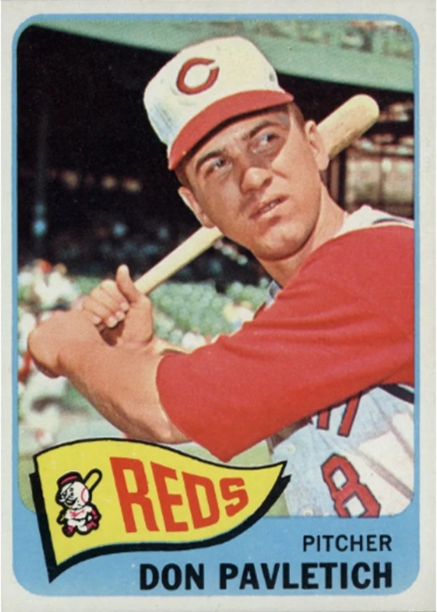 1965 Topps #472 Don Pavletich, Cincinnati Reds