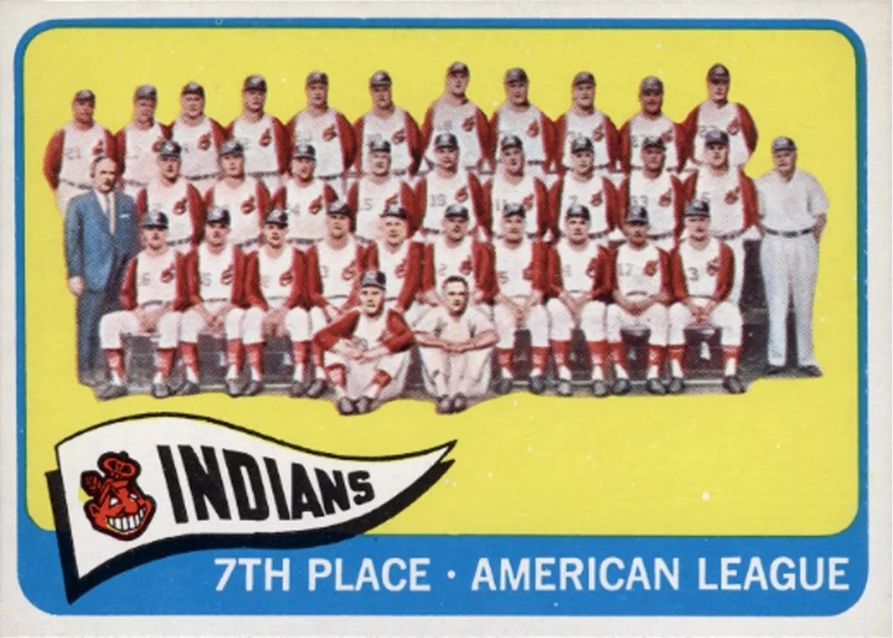 1965 Topps #481 Cleveland Indians