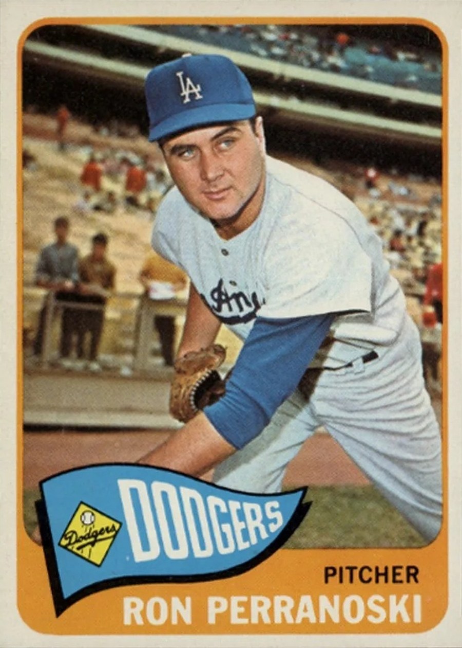 1965 Topps #484 Ron Perranoski, Los Angeles Dodgers