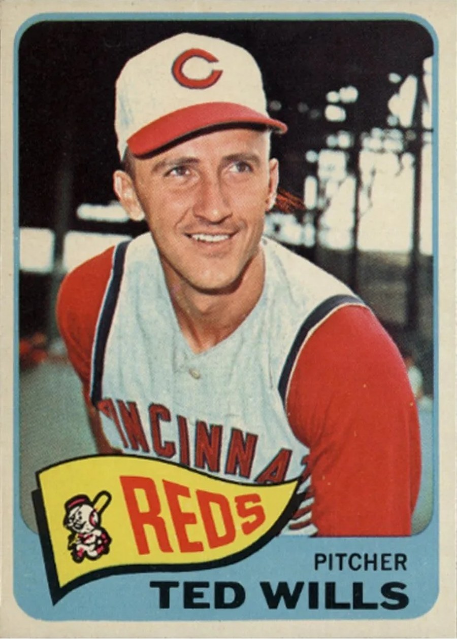 1965 Topps #488 Ted Wills, Cincinnati Reds