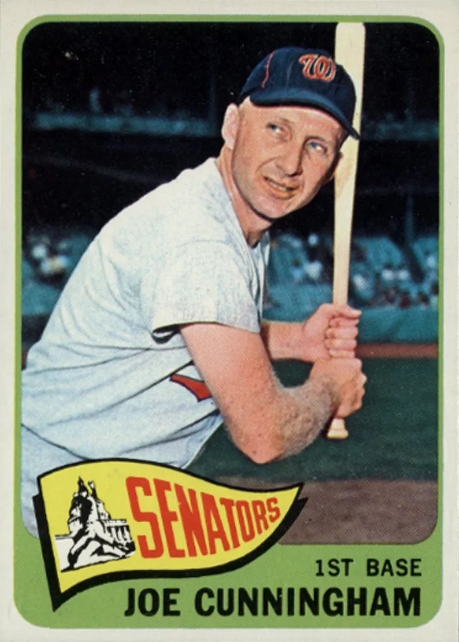 1965 Topps #496 Joe Cunningham, Washington Senators
