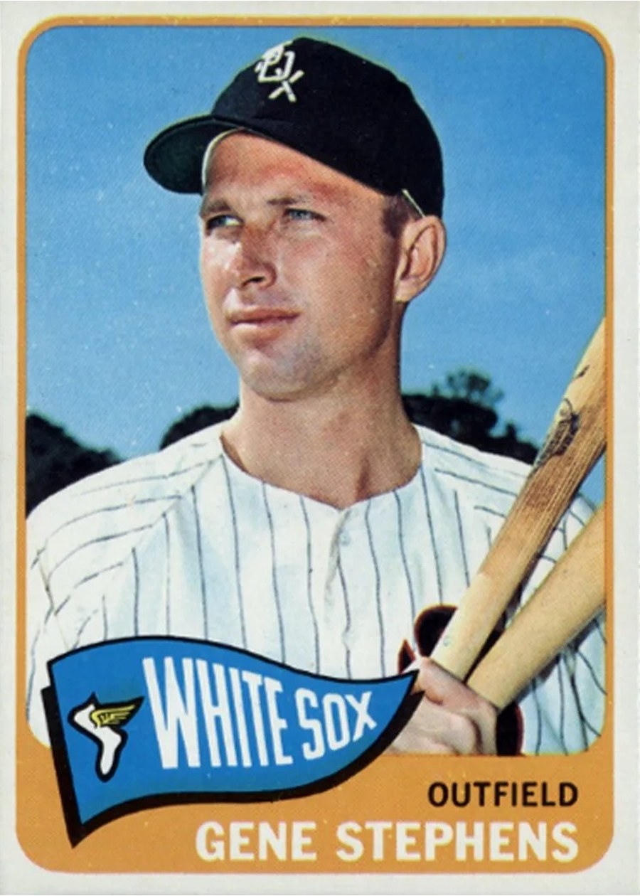 1965 Topps #498 Gene Stephens, Chicago White Sox