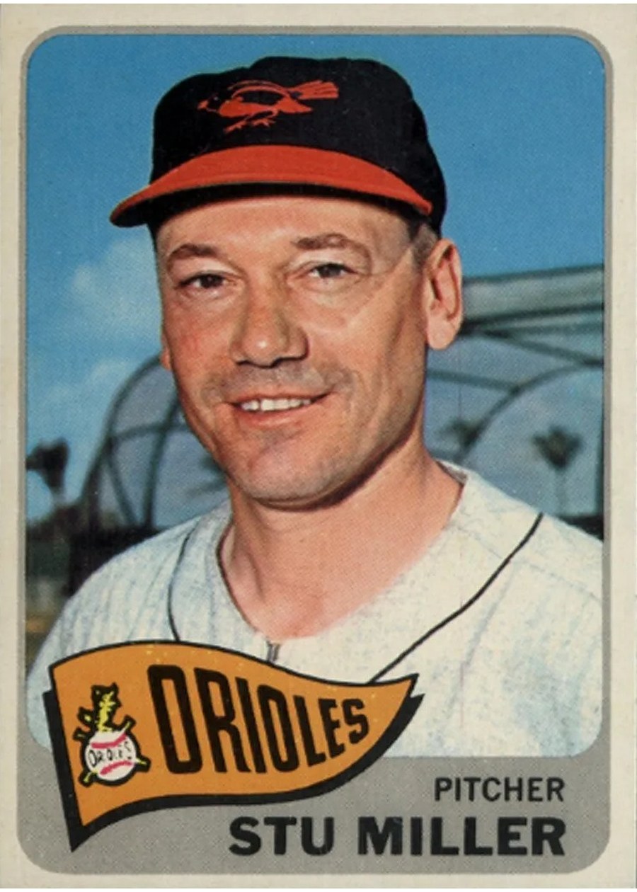 1965 Topps #499 Stu Miller, Baltimore Orioles