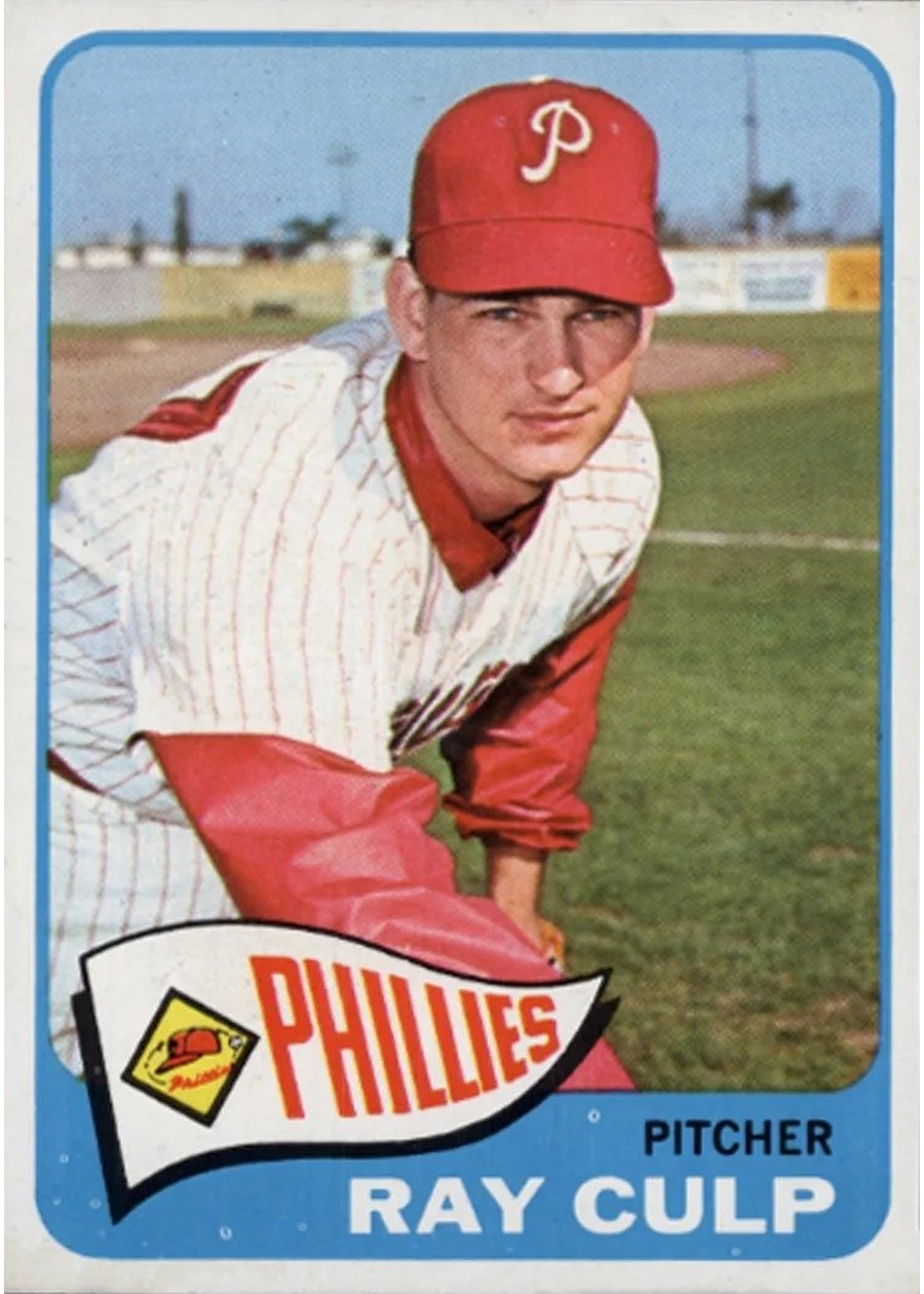 1965 Topps #505 Ray Culp, Philadelphia Phillies