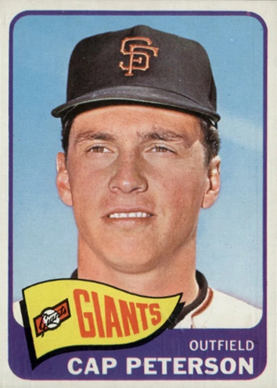 1965 Topps #512 Cap Peterson, San Francisco Giants