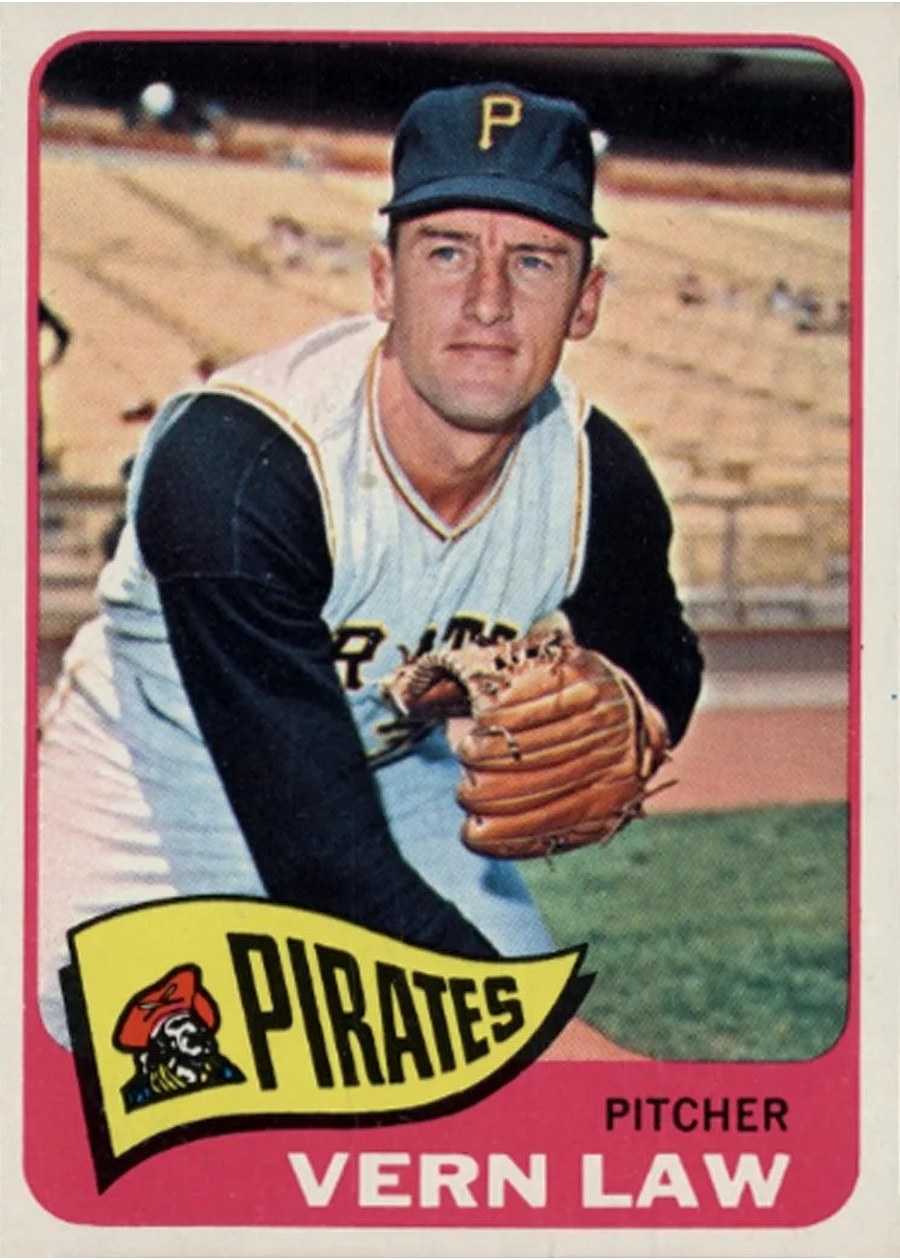1965 Topps #515 Vern Law, Pittsburgh Pirates