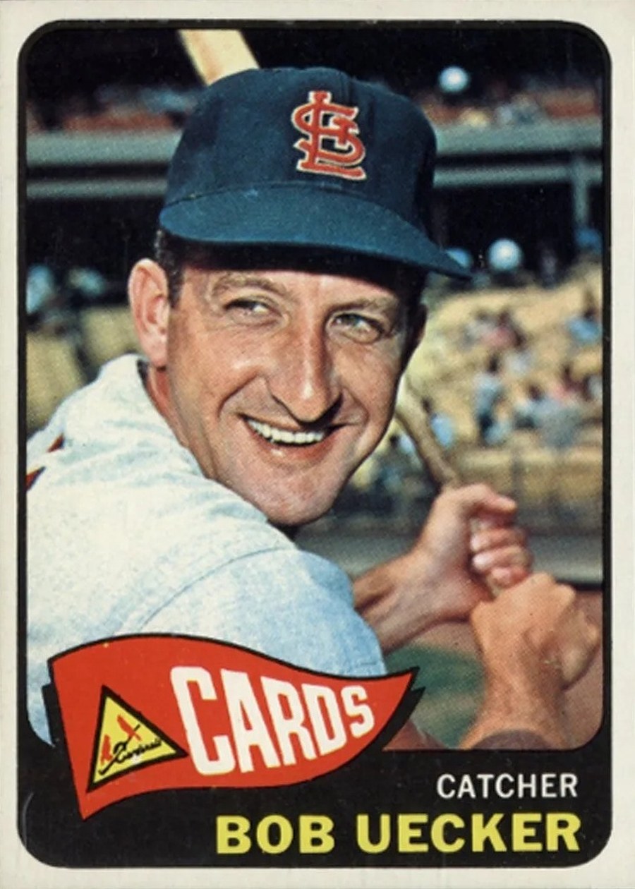 1965 Topps #519 Bob Uecker, St. Louis Cardinals