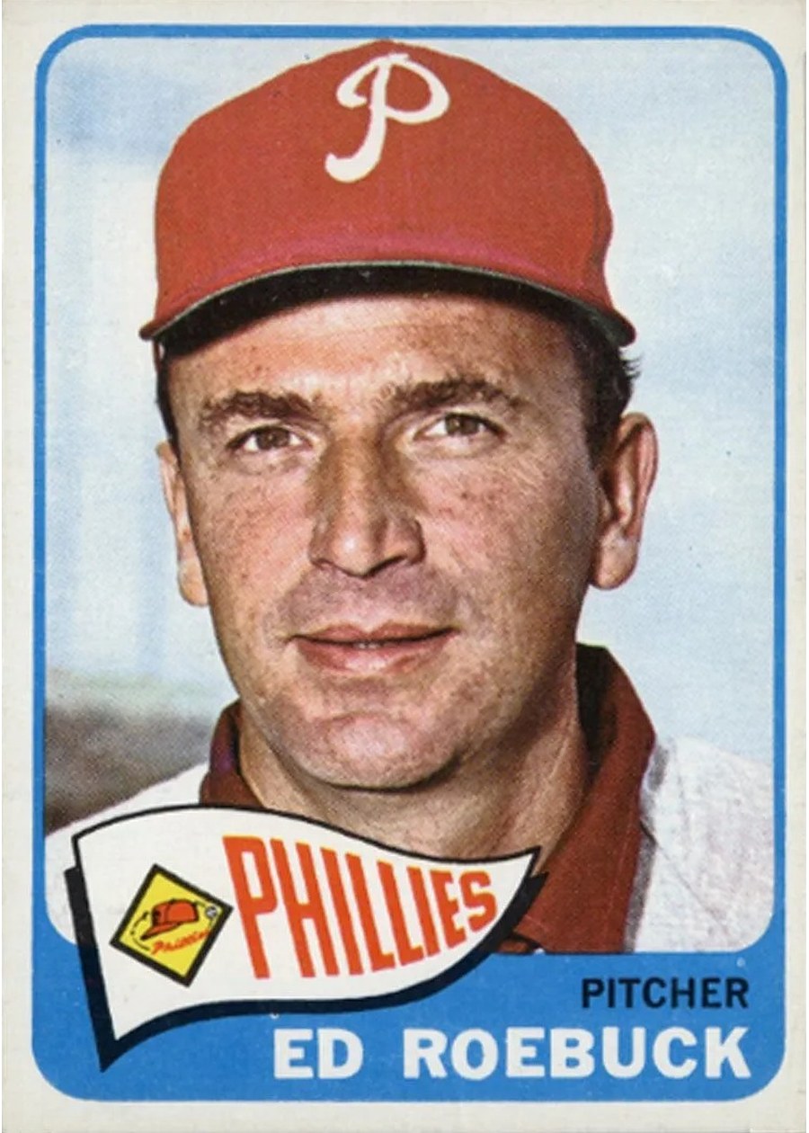1965 Topps #52 Ed Roebuck, Philadelphia Phillies