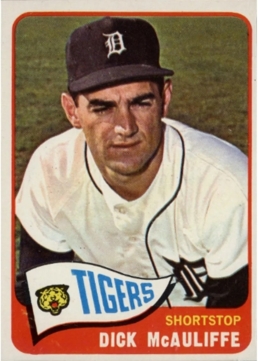 1965 Topps #53 Dick McAuliffe, Detroit Tigers