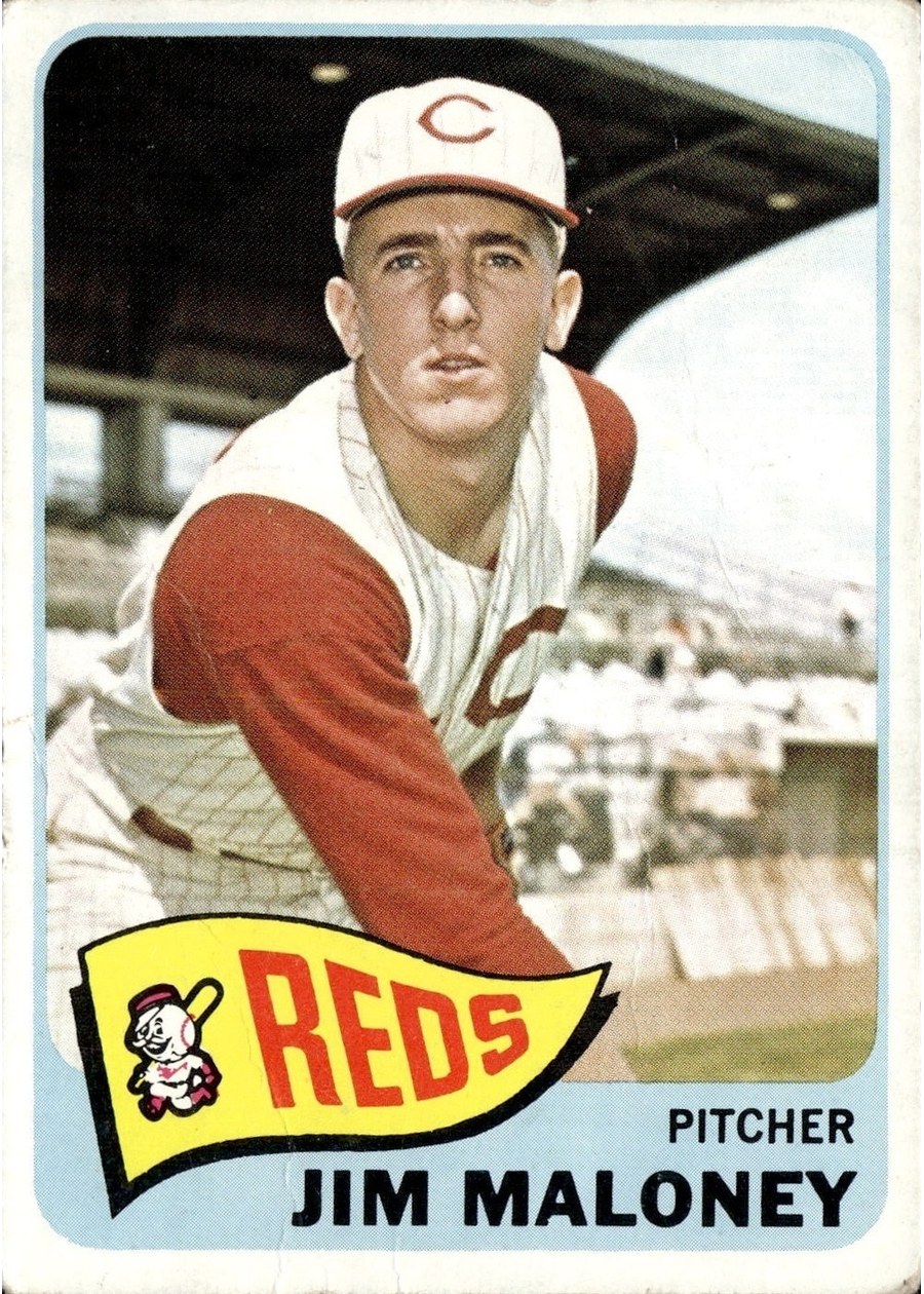 1965 Topps #530 Jim Maloney, Cincinnati Reds