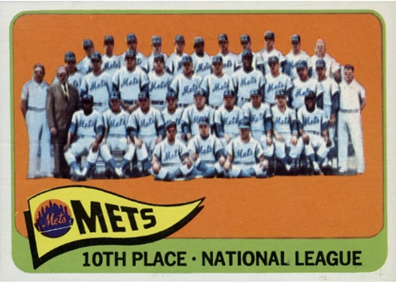 1965 Topps #551 New York Mets