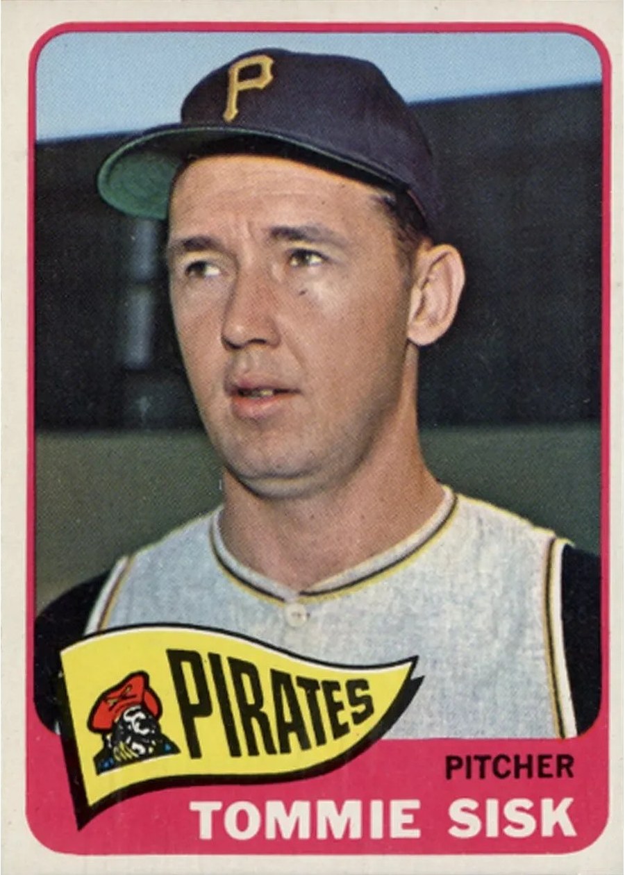 1965 Topps #558 Tommie Sisk, Pittsburgh Pirates