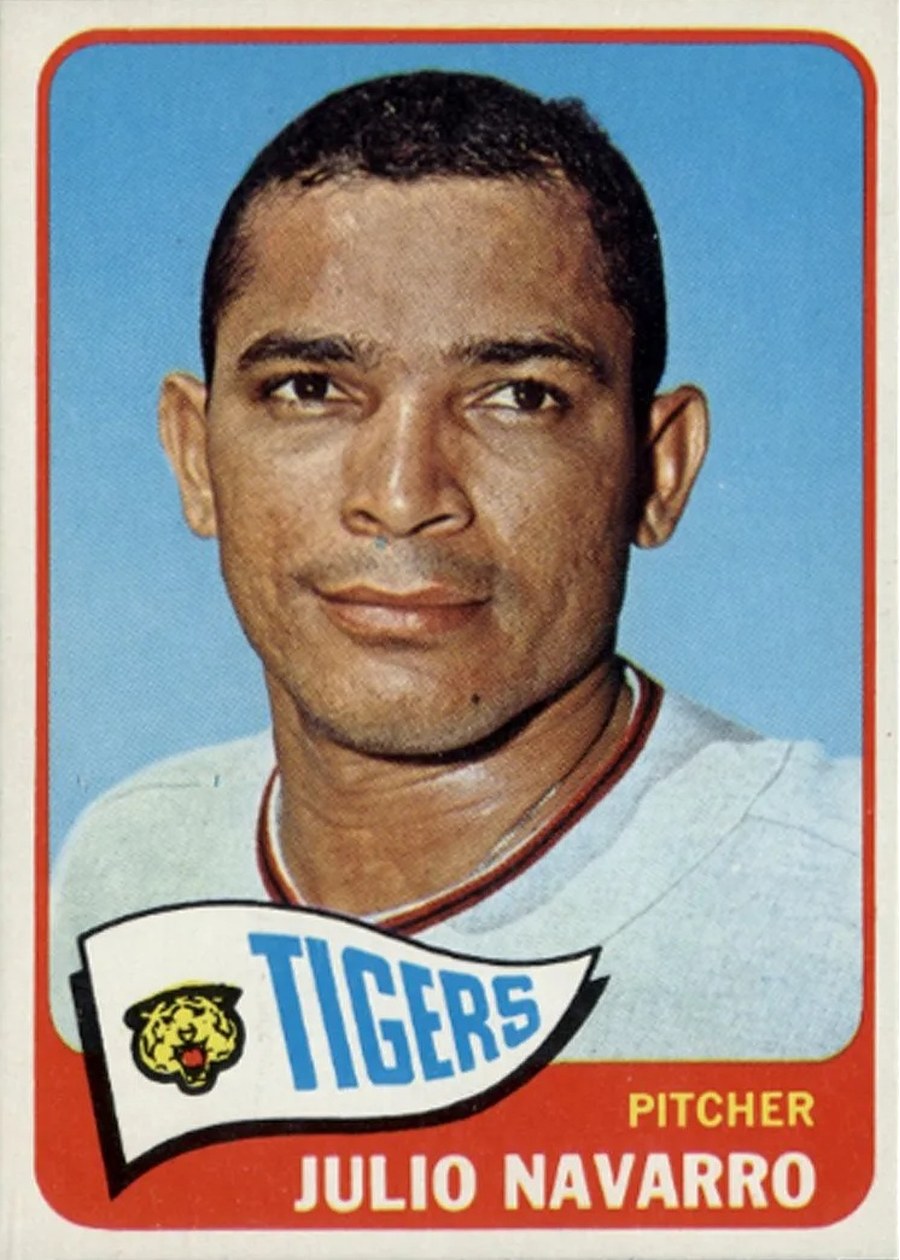 1965 Topps #563 Julio Navarro, Detroit Tigers