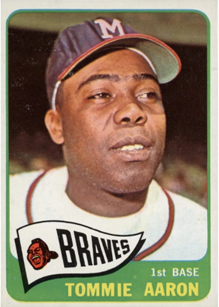 1965 Topps #567 Tommie Aaron, Milwaukee Braves