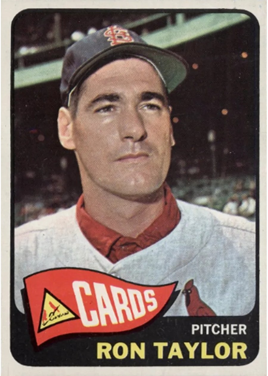 1965 Topps #568 Ron Taylor, St. Louis Cardinals