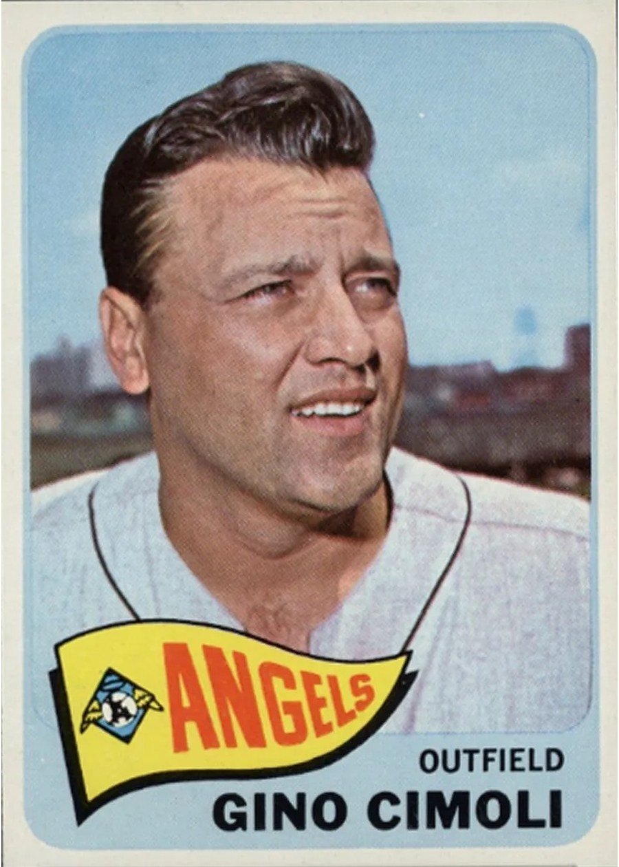1965 Topps #569 Gino Cimoli, Los Angeles Angels